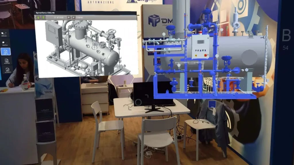 Realtà Aumentata presentata a MECSPE 2022